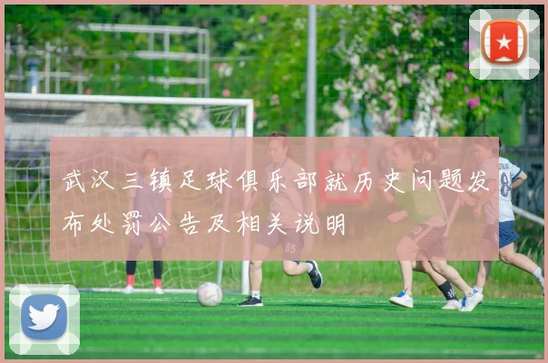 武汉三镇足球俱乐部就历史问题发布处罚公告及相关说明