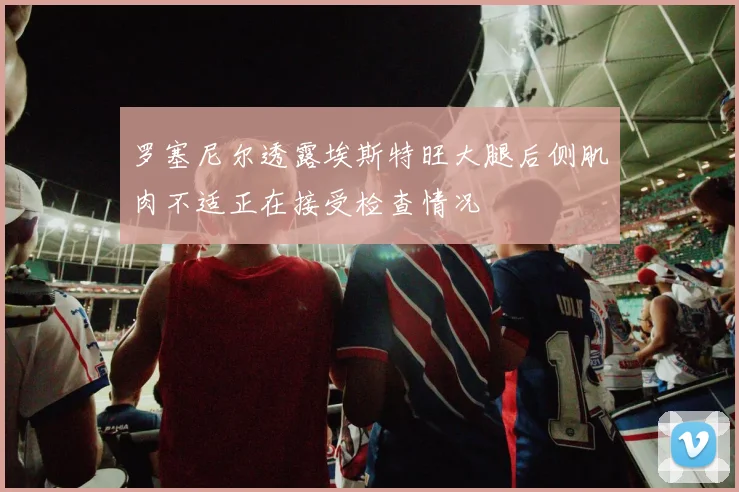 罗塞尼尔透露埃斯特旺大腿后侧肌肉不适正在接受检查情况